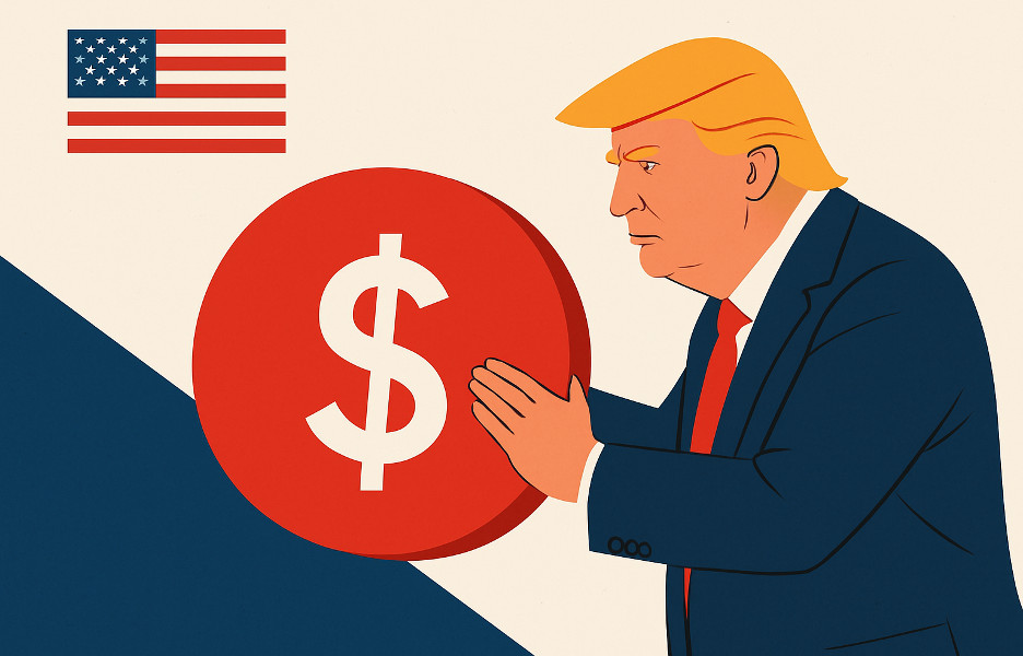Trump tarifas ilustração